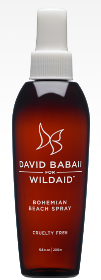 This beach spray by David Babaii for Wildaid is the most amazing hair spray I've ever used!