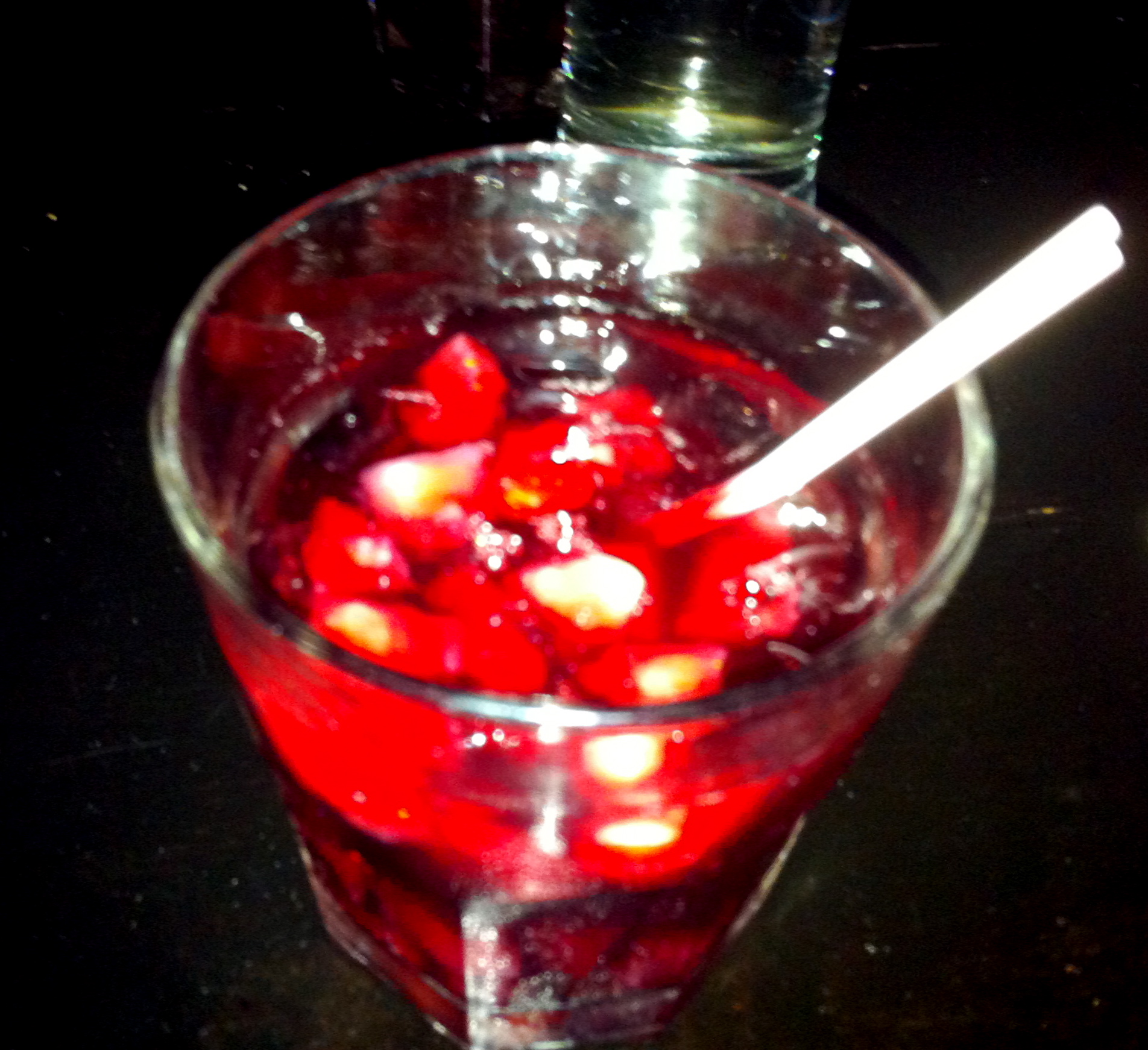 This strawberry sangria was delicious from Mesa Coyoacan!