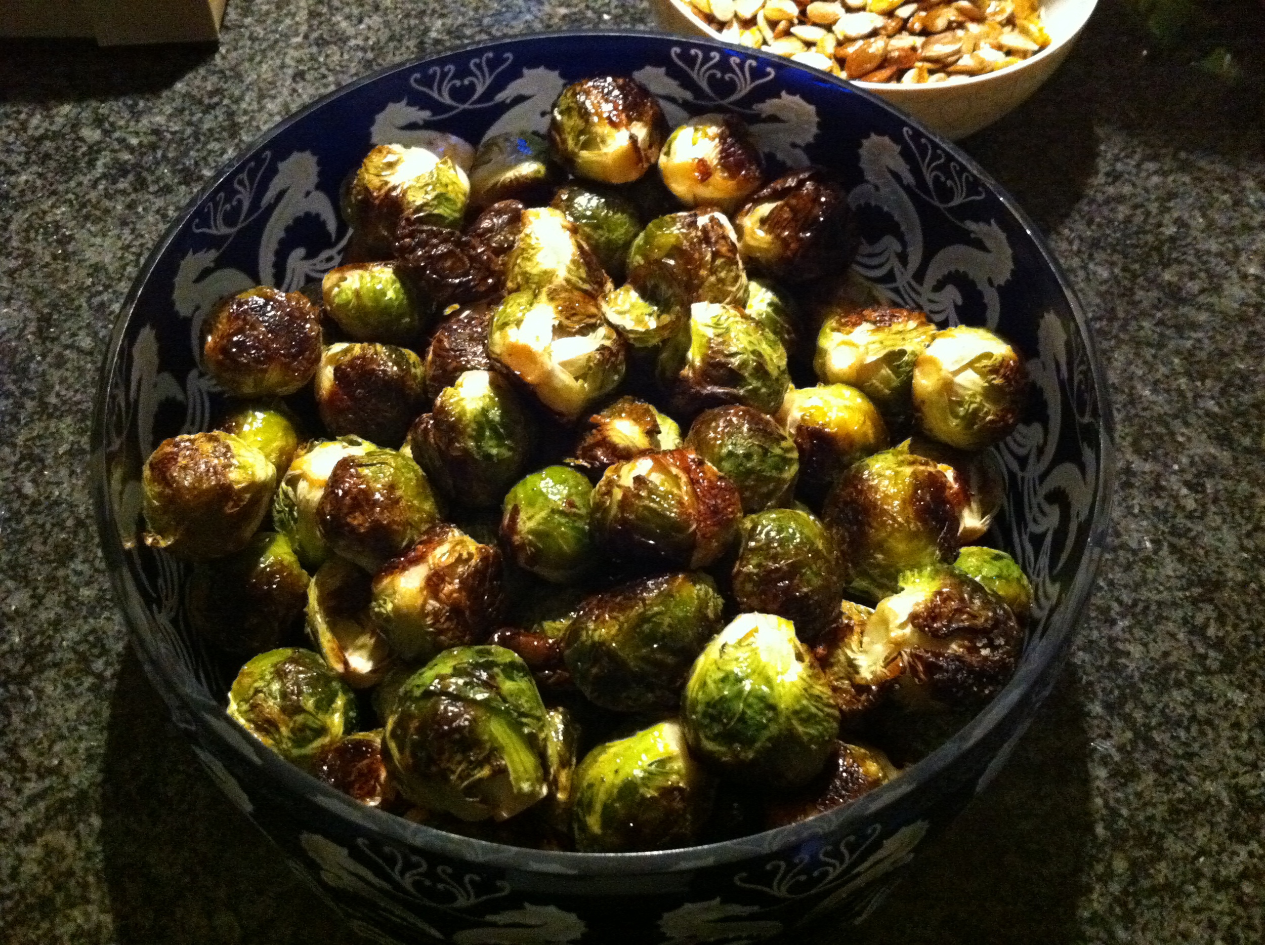 These brussels sprouts are supertasty and totally vegan.