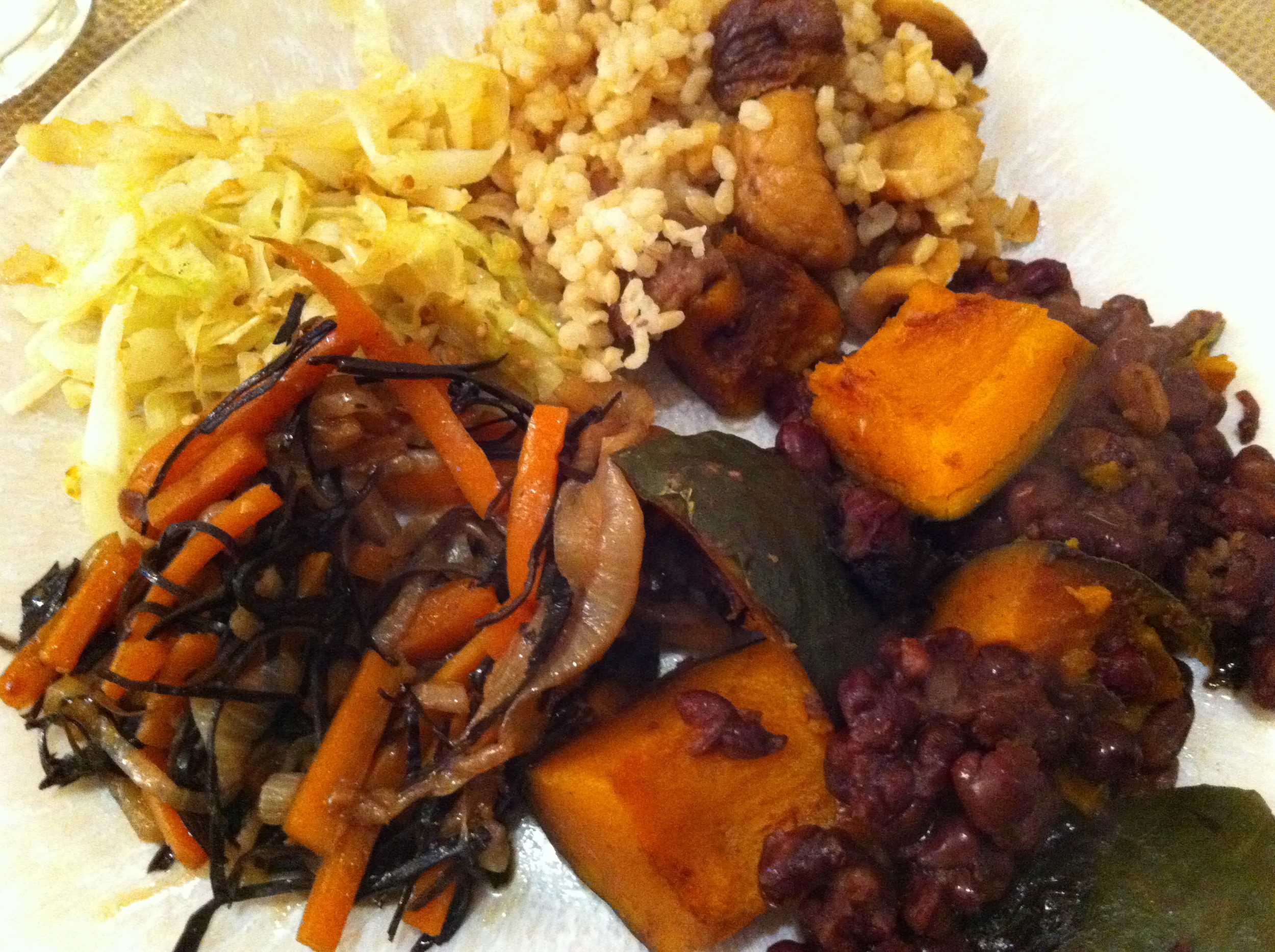 This combo of vegan macro foods makes a delicious dinner.