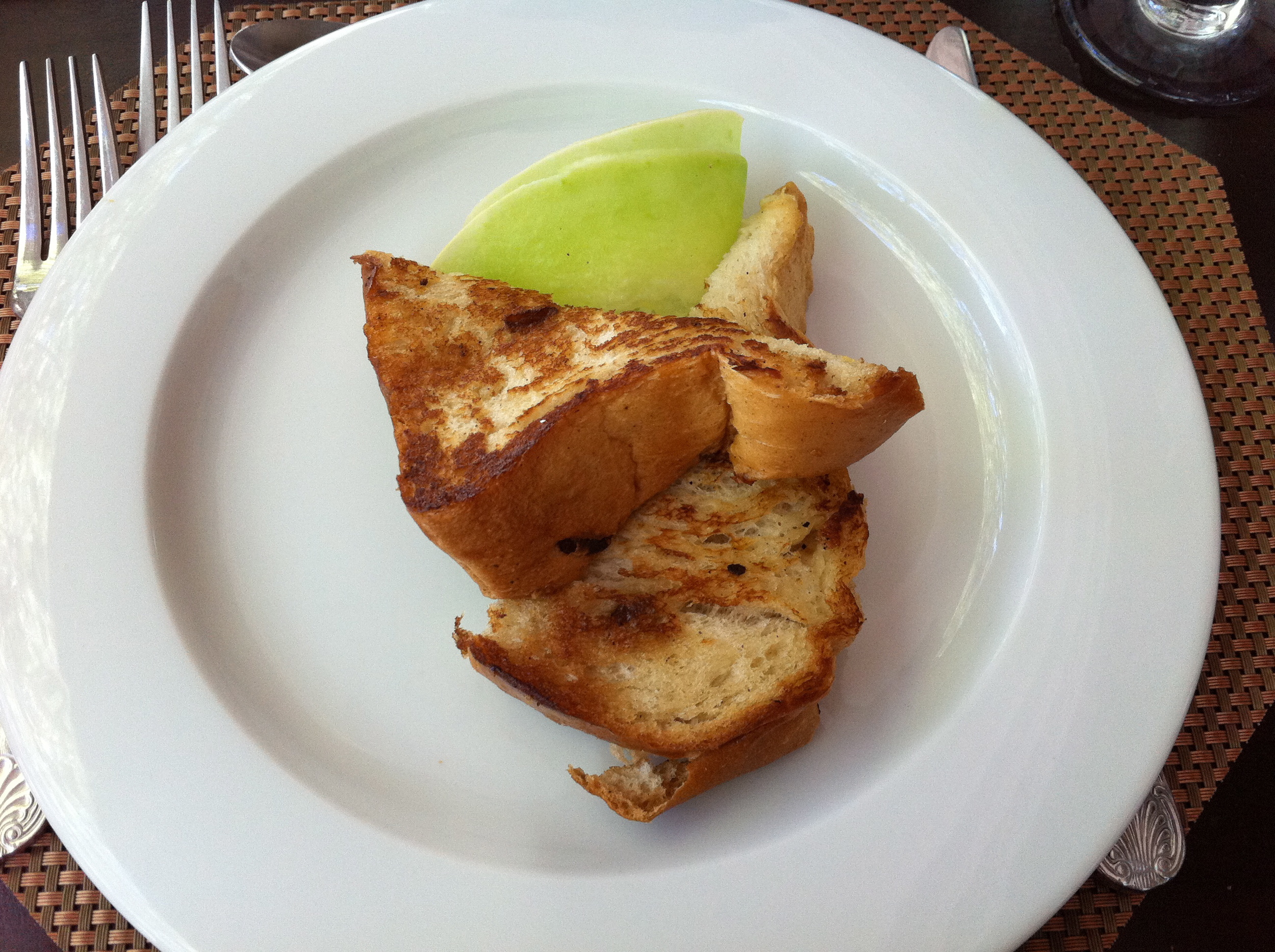 This Jamaican special, rum soaked toast, was a seriously strong breakfast and totally vegan!