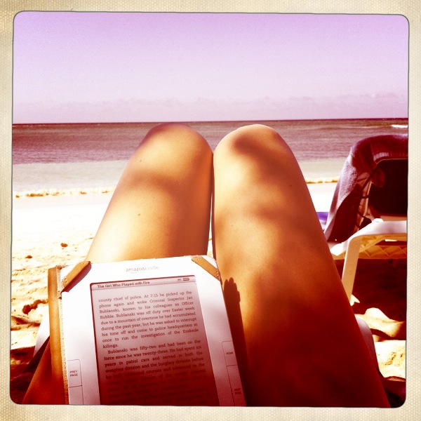 Reading on the beach= my meditation