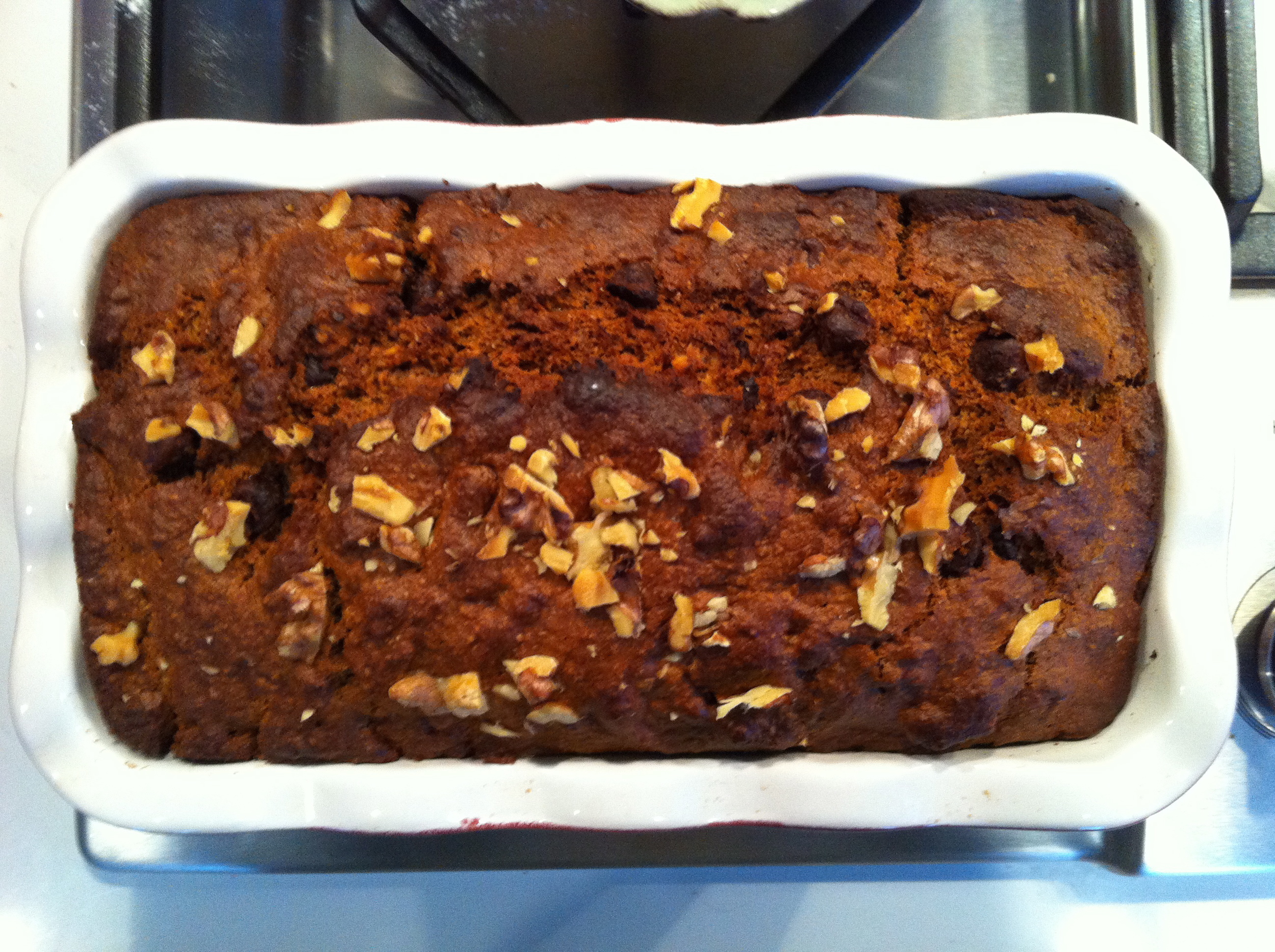 This banana bread is healthy and delicious!