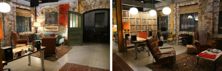 The Brooklyn loft used to shoot Gossip Girl, full of stunning industrial features... [Source: Gossip Girl Wikia]