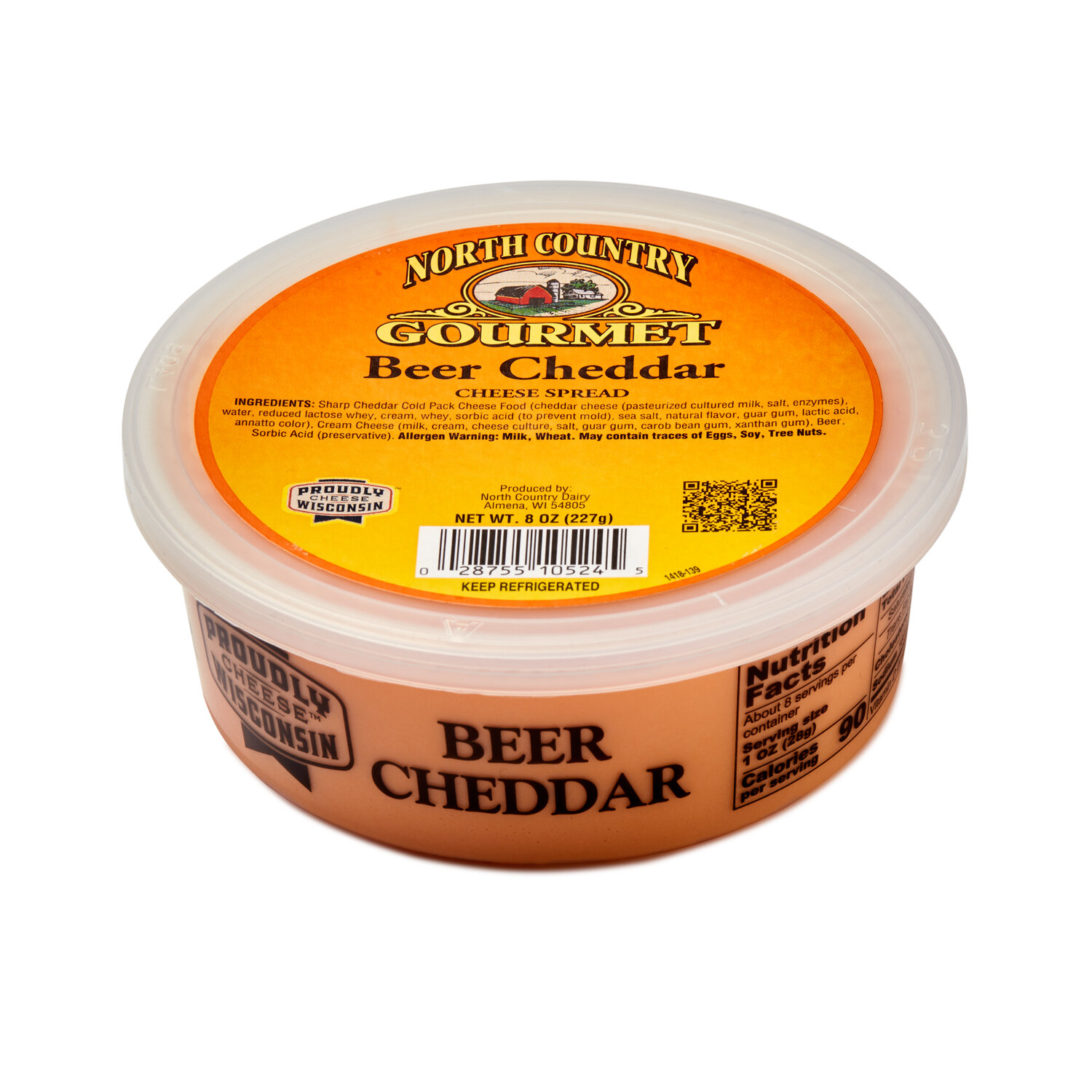 Beer Cheddar Cheese Spread 8oz. — North Country Cheese