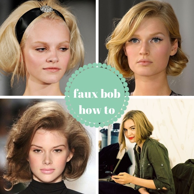 faux bob how to