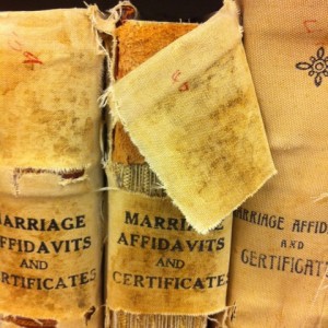 antique marriage affidavits