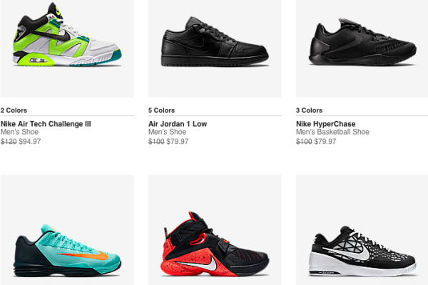 Nike Clearance Sale – 25% Off All Items 