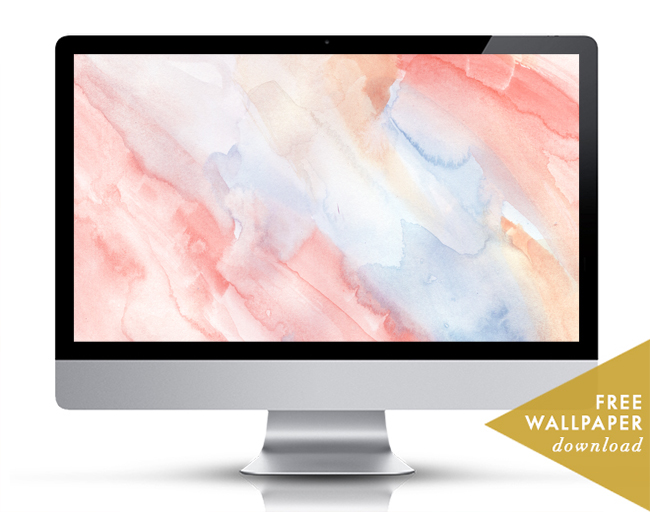 Watercolor Wash Free Wallpaper Download Desktop Art