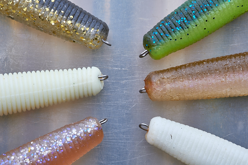 A way to carry a bunch of different soft plastics, but without