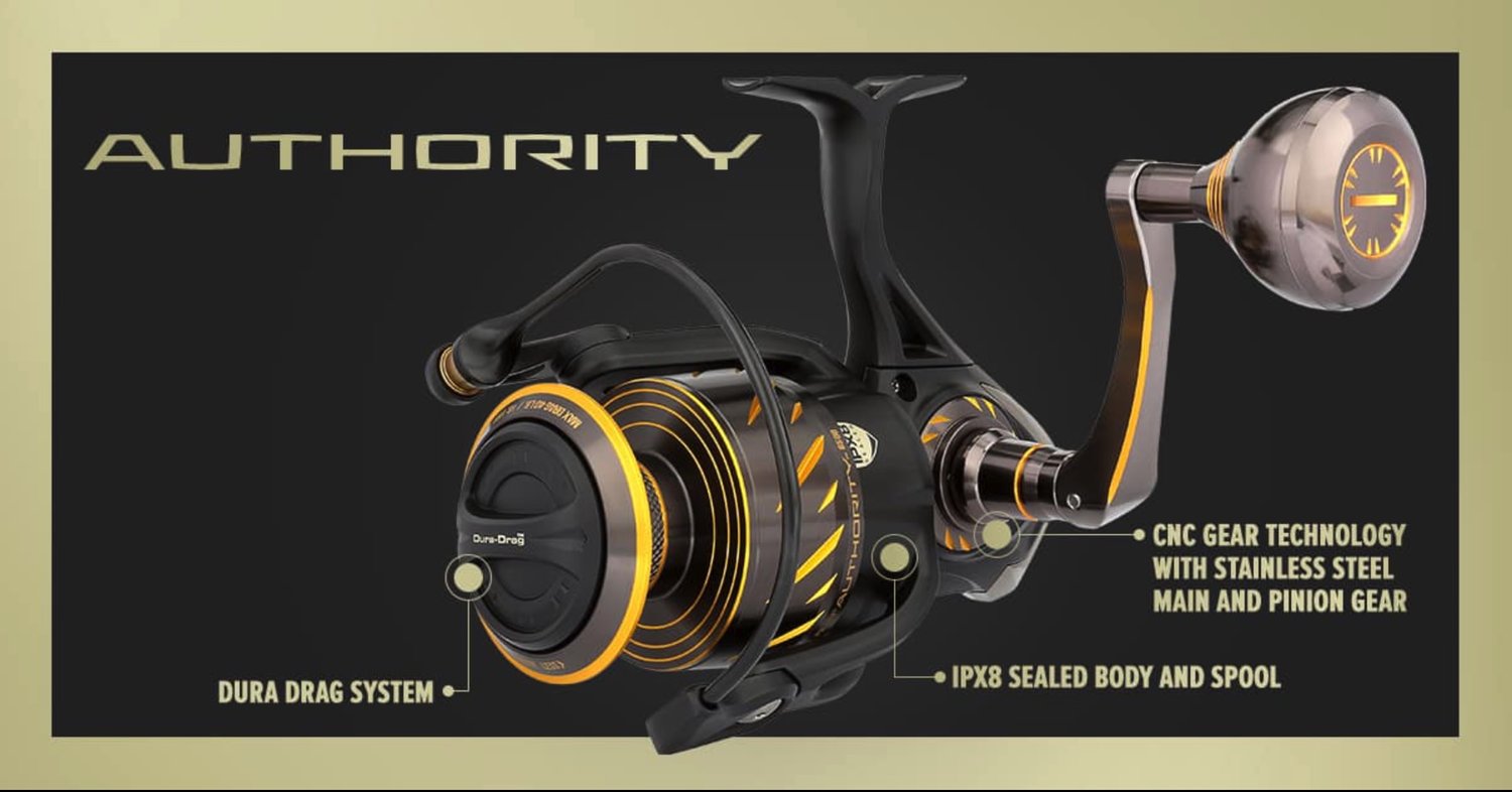 Got one of these brand new Penn Authority 2500 spinning reels on its way to  me for a thrashing (in shops September I believe) — Henry Gilbey
