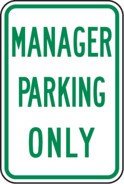 manager parking