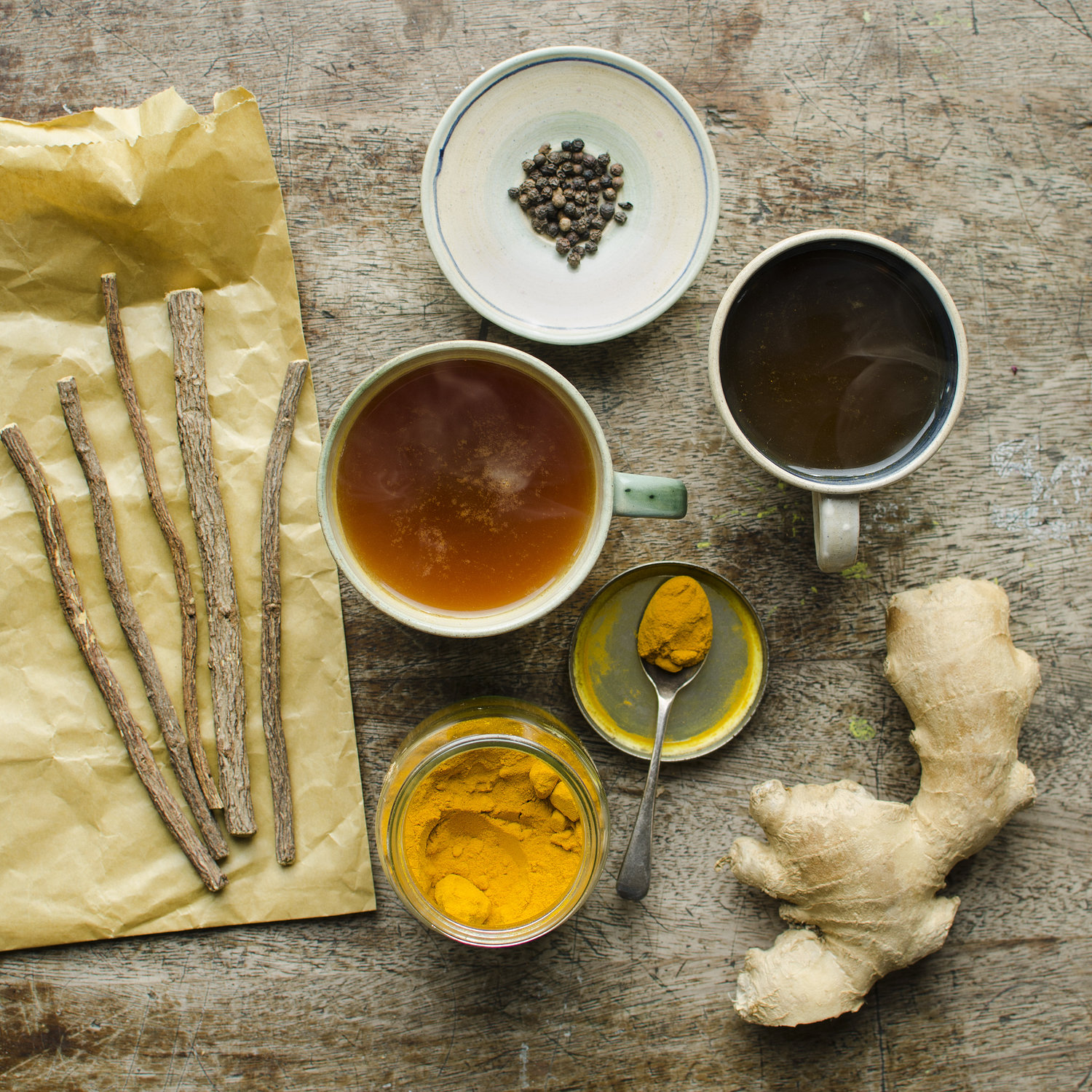 Liquorice, Turmeric &amp; Ginger Anti-Inflammatory Tea — Putumayo Kitchen