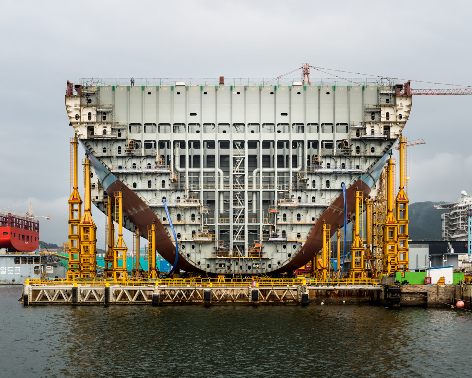 Building the Largest Ship In the World, South Korea