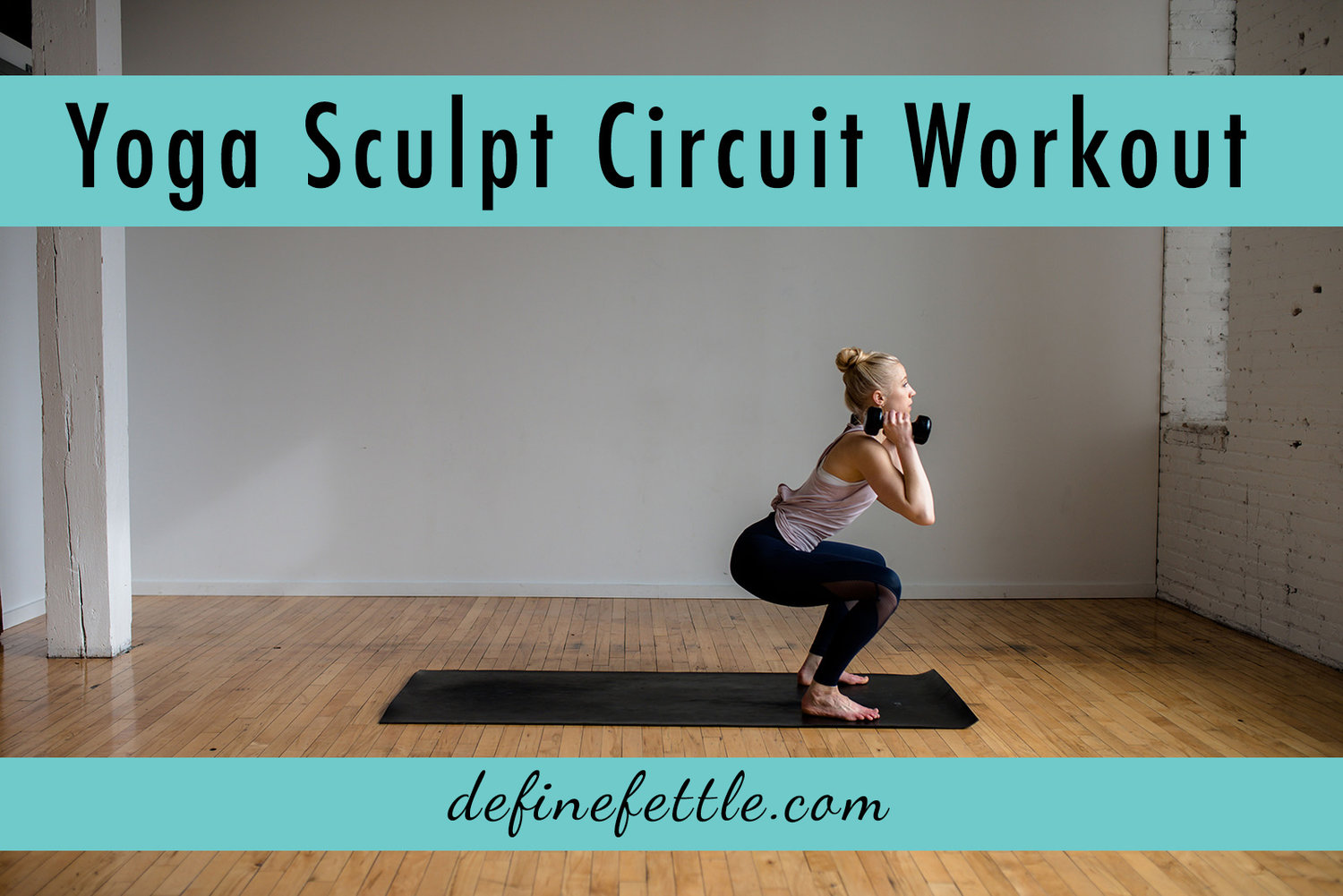45 Minute Yoga Sculpt  Full body workout 
