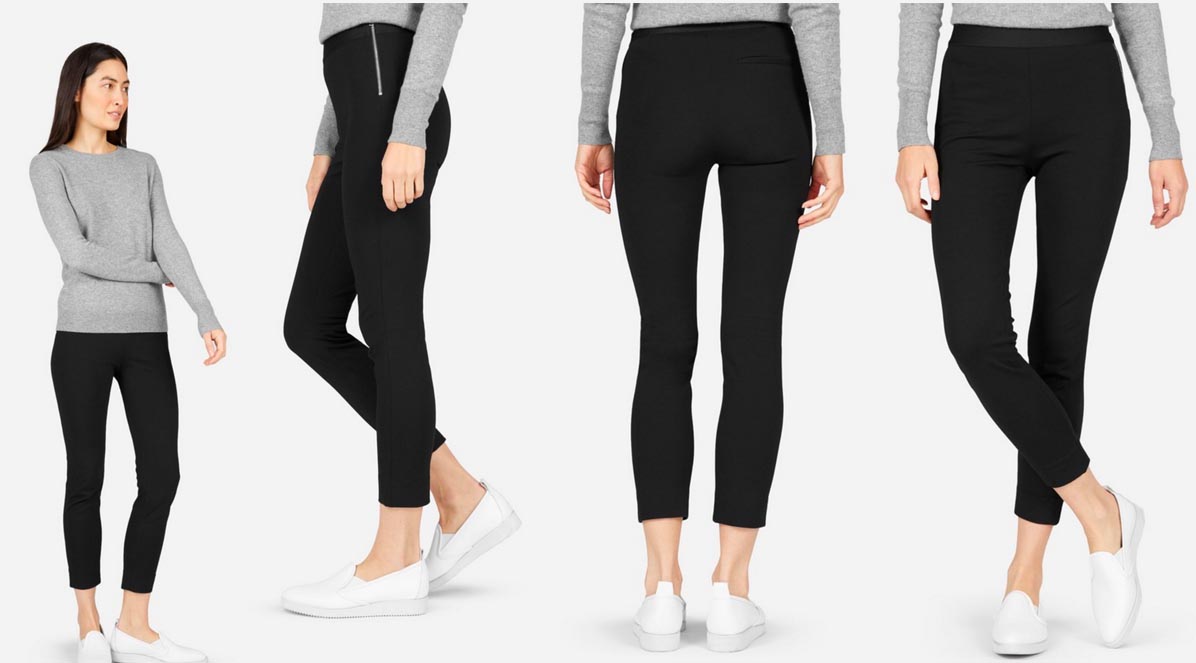 Everlane Review Stretch Ponte Crop Pants — Fairly Curated