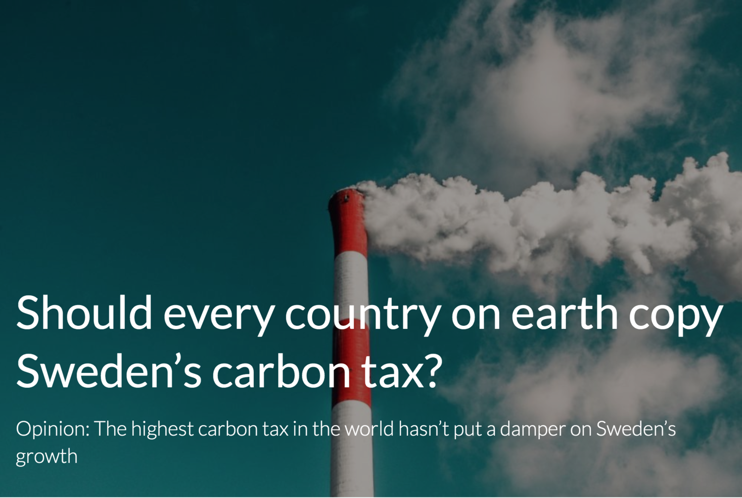 Swedish Carbon Tax Rebate