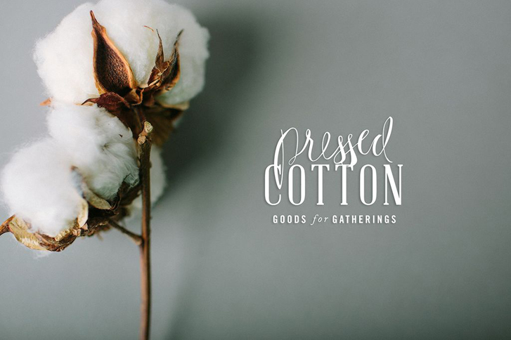 Pressed Cotton, Goods for Gatherings