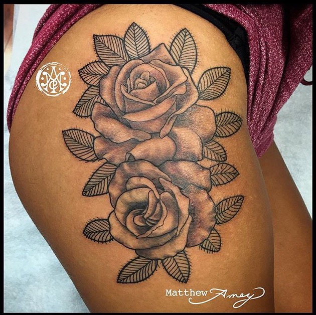 Tattoo of the Week: Roses... — Independent Tattoo - Dela-where?