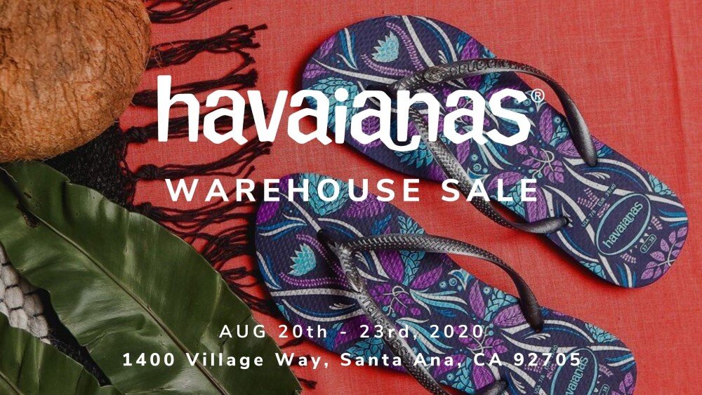 Havaianas Warehouse Sale | August 20-23 