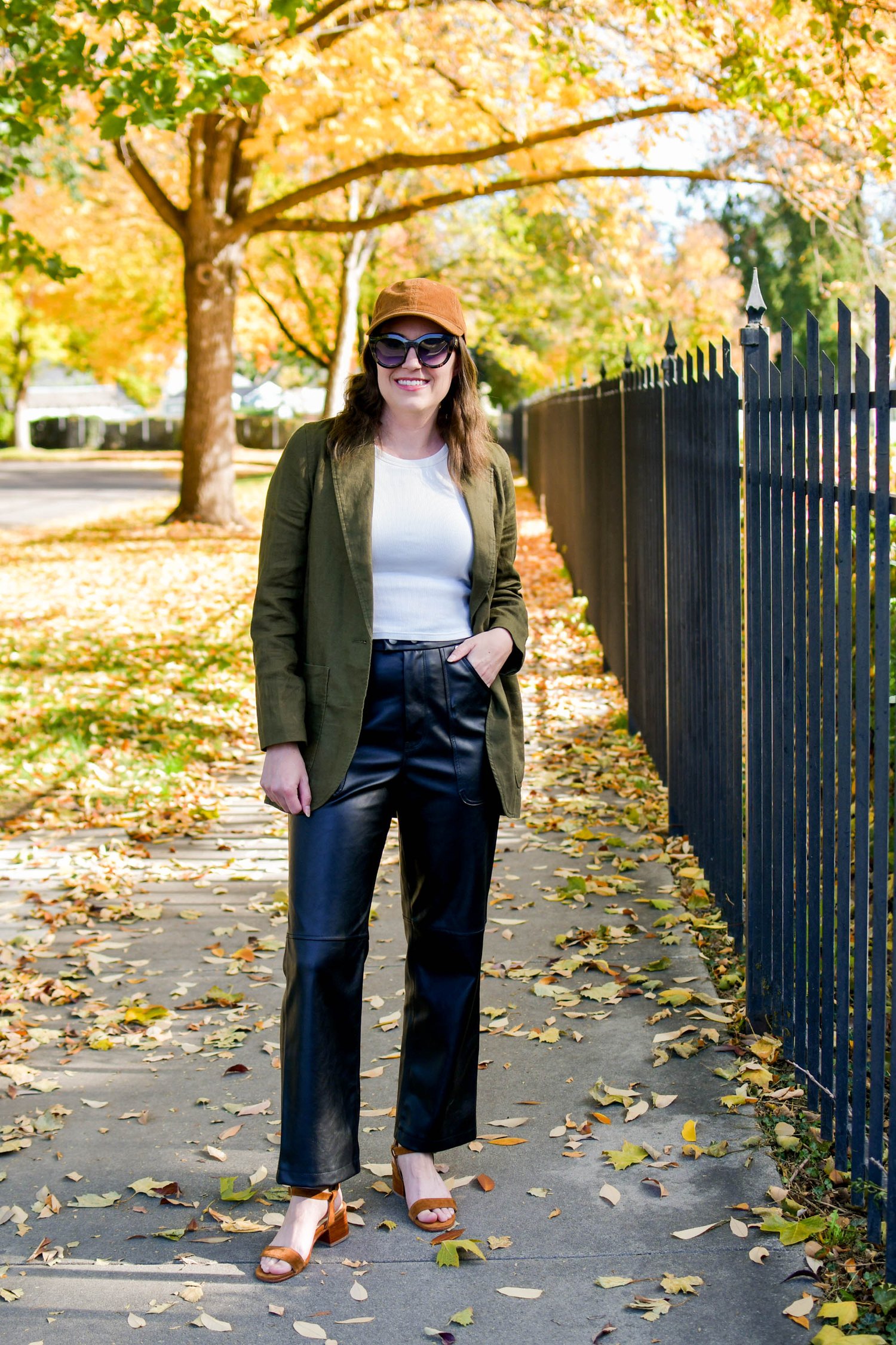 What to Wear with Leather Pants
