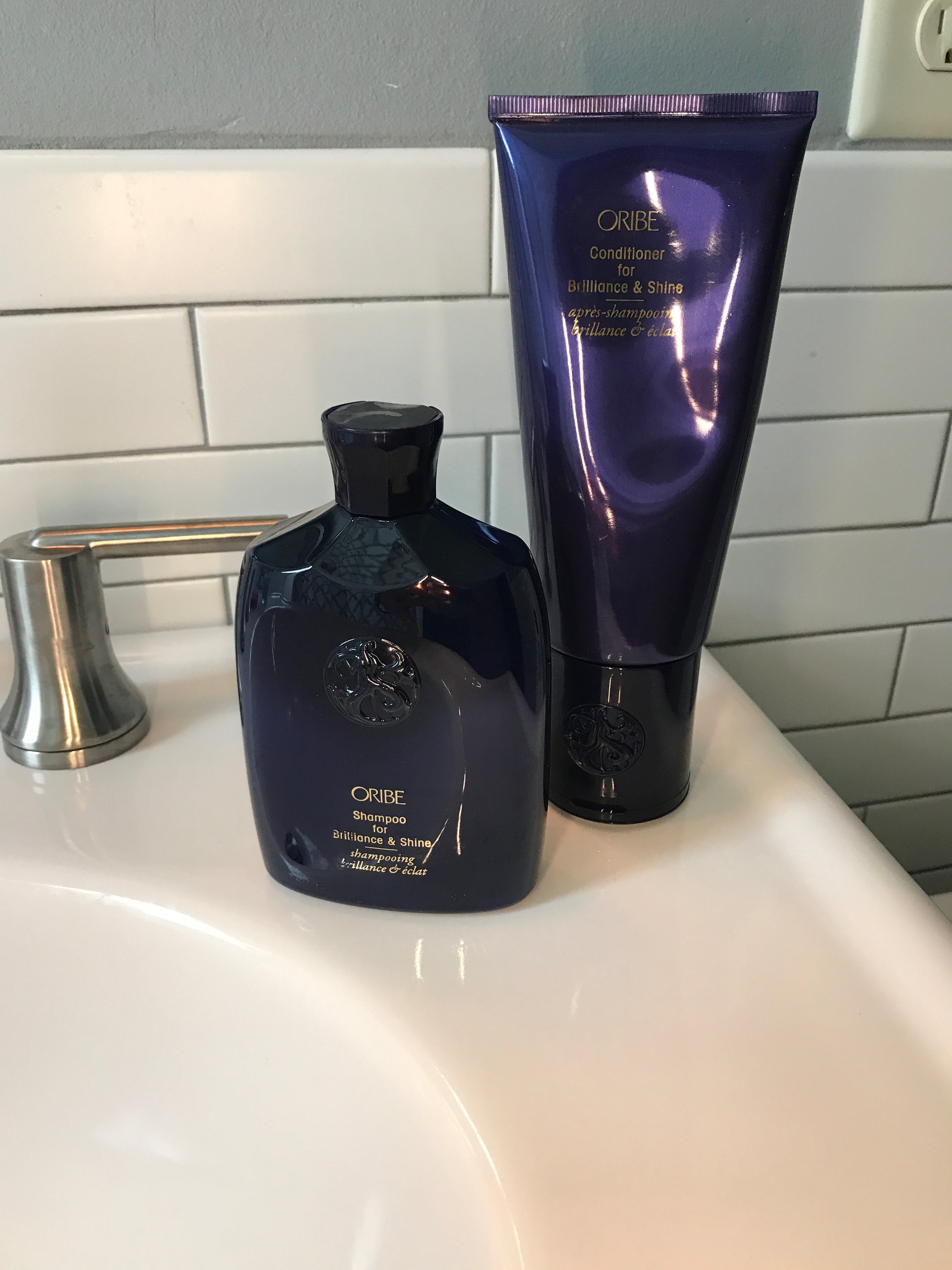 oribe brilliace and shine shampoo and conditioner