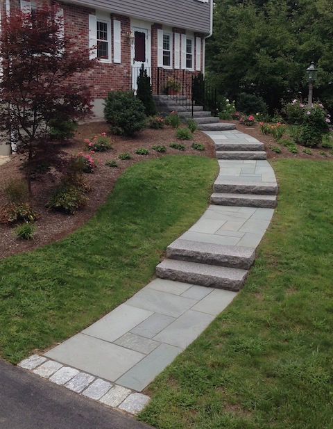 Entrances and Steps Landscaping in MA — Natural Path ...