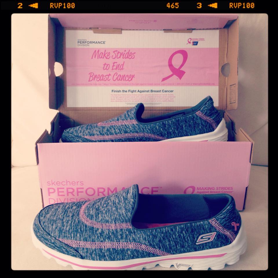 Newest Obsession? Skechers GOWalk2 Sneakers Breast Cancer Research — Weight Off Shoulders
