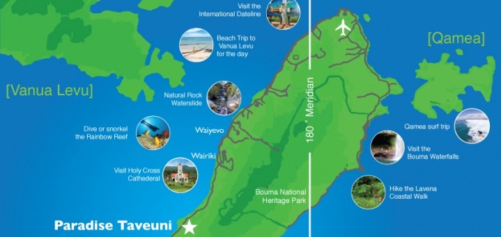 Taveuni Activities Map