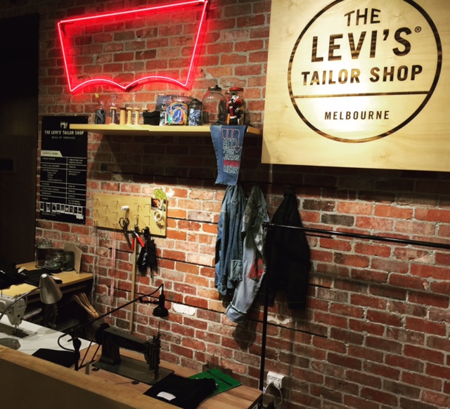 the levi's tailor shop