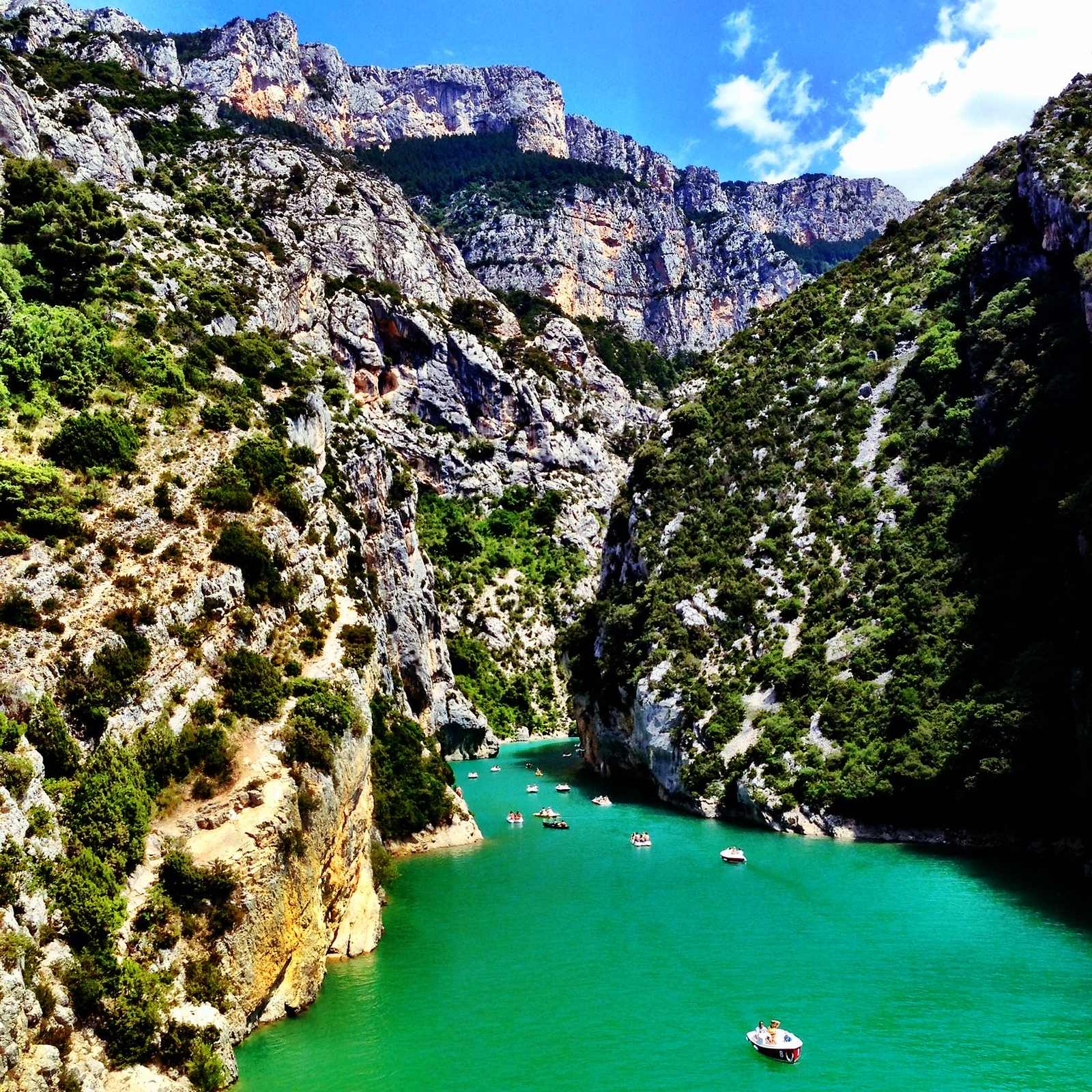 Stunning turquoise waters of the Gorges Du Verdon - France's best kept secret. 