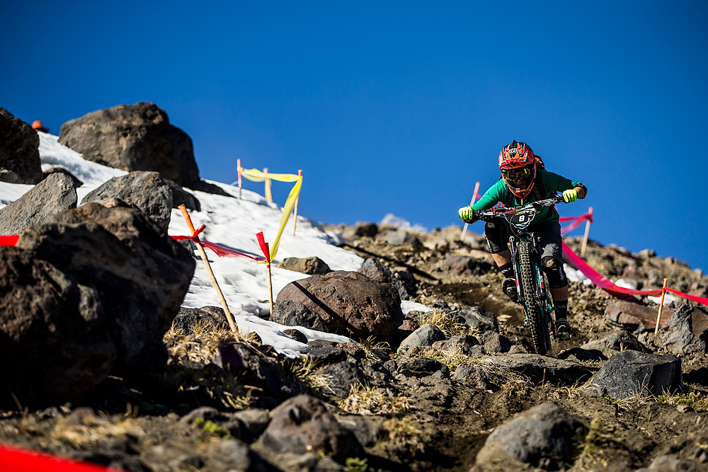 Rugged, volcanic, blue skies, big country - what an enduro should be.