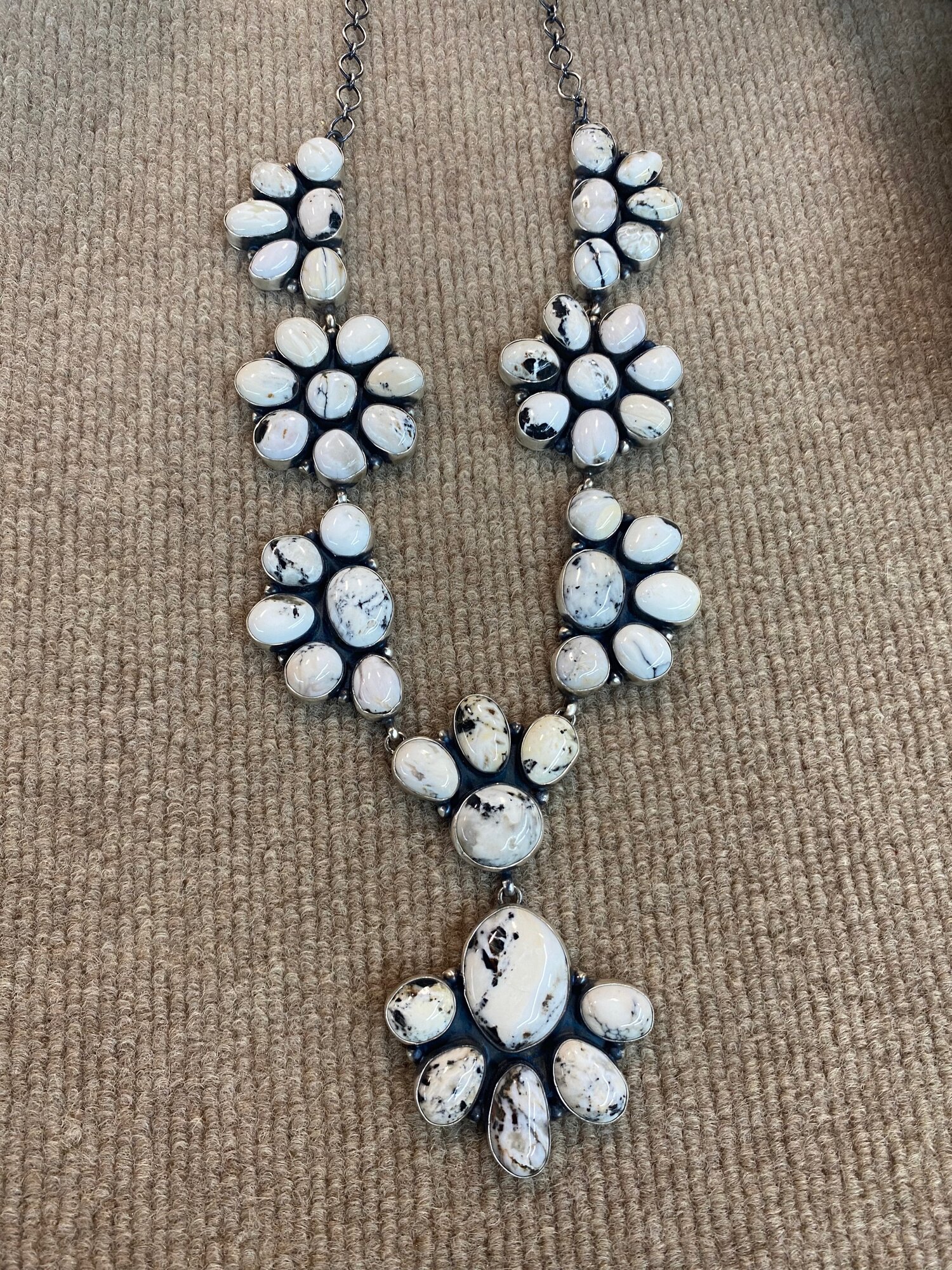 White Buffalo Blossom Necklace — DANA VOORHEES