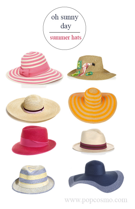 straw hats for summer