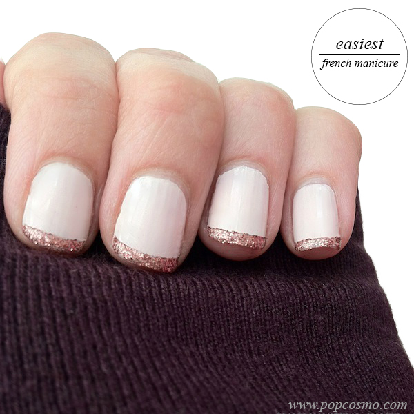 Easy French Manicure at home