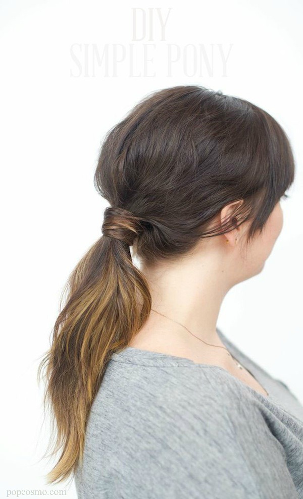 Low Ponytail how-to