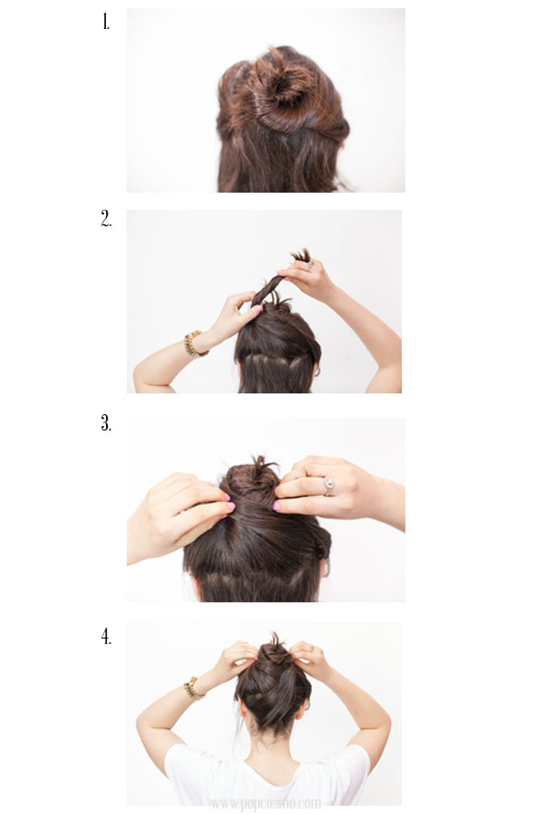 wrapped topknot