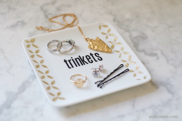 DIY jewelry tray