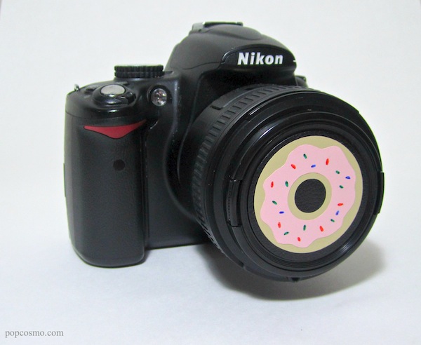 DIY Donut Camera Lens Cap 