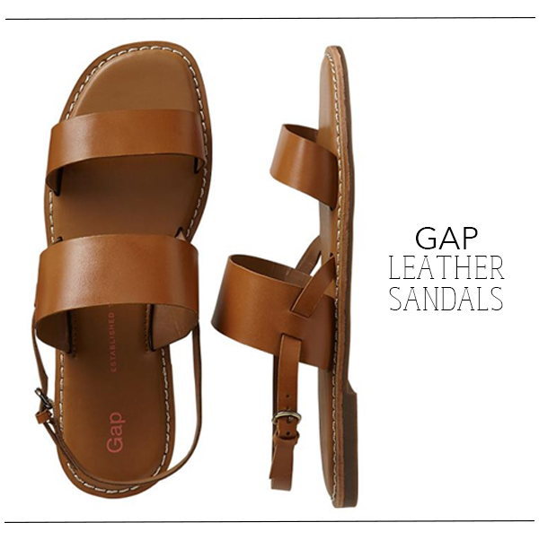 Gap leather sandals