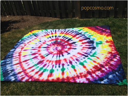 how to make a tie dye sheet