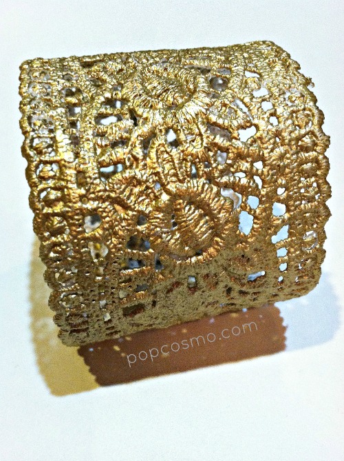 gold lace cuff