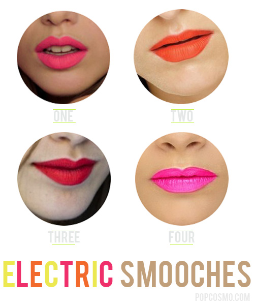 neon lipsticks