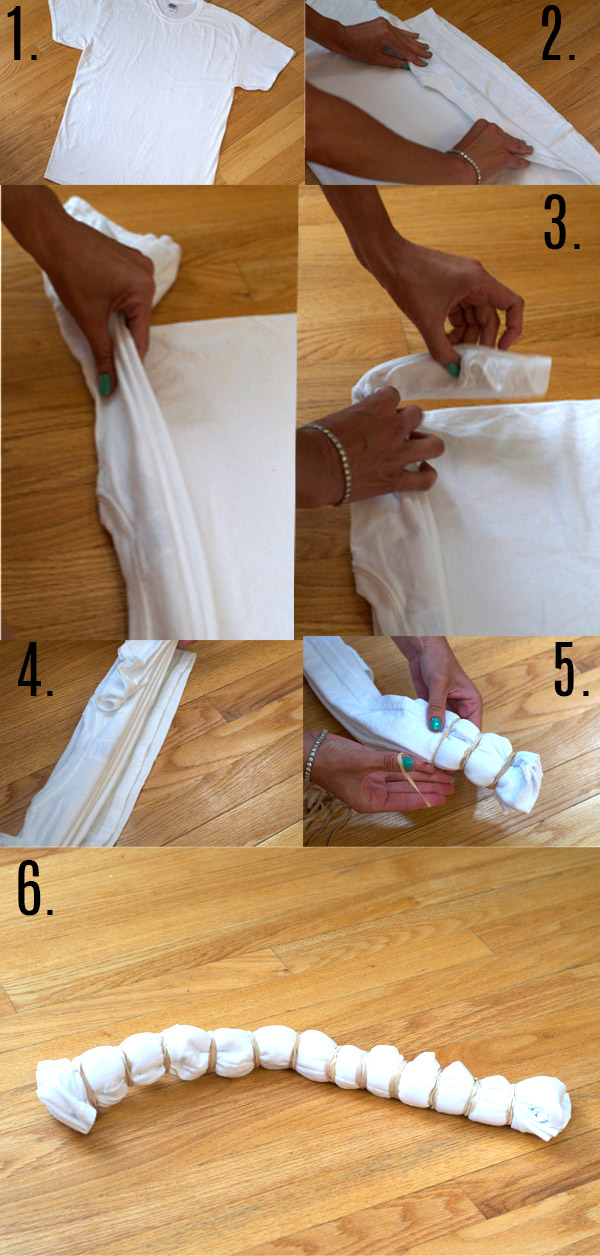 How to tie-dye a t-shirt in six easy steps