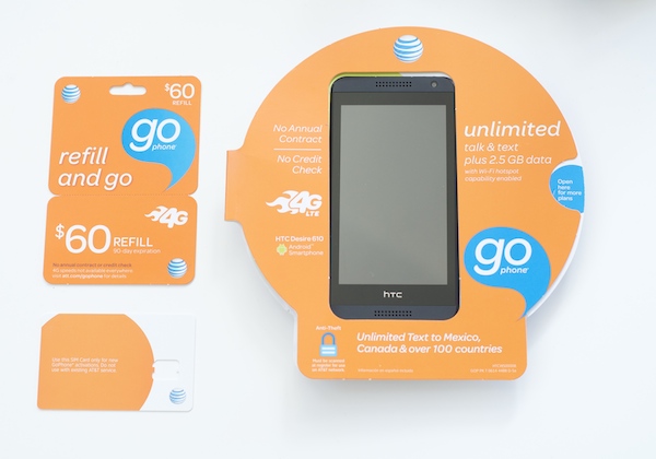 AT&T GoPhone package