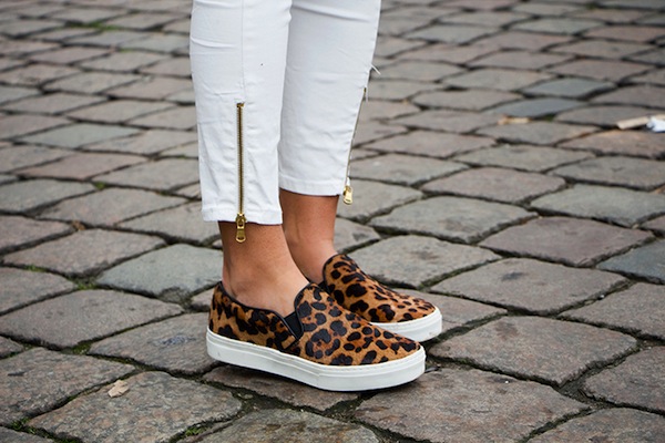 cheetah print slip on tennis shoes