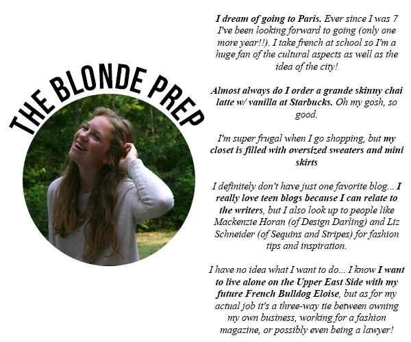 The Blonde Prep | popcosmo
