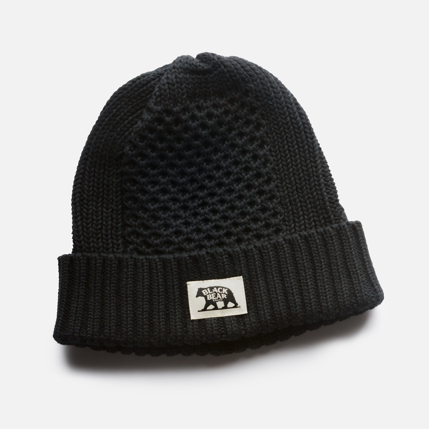 Cap Bear Brand Black ROTOTO Bear - Black Collaboration BLACK Brand Watch — Cable x Knit