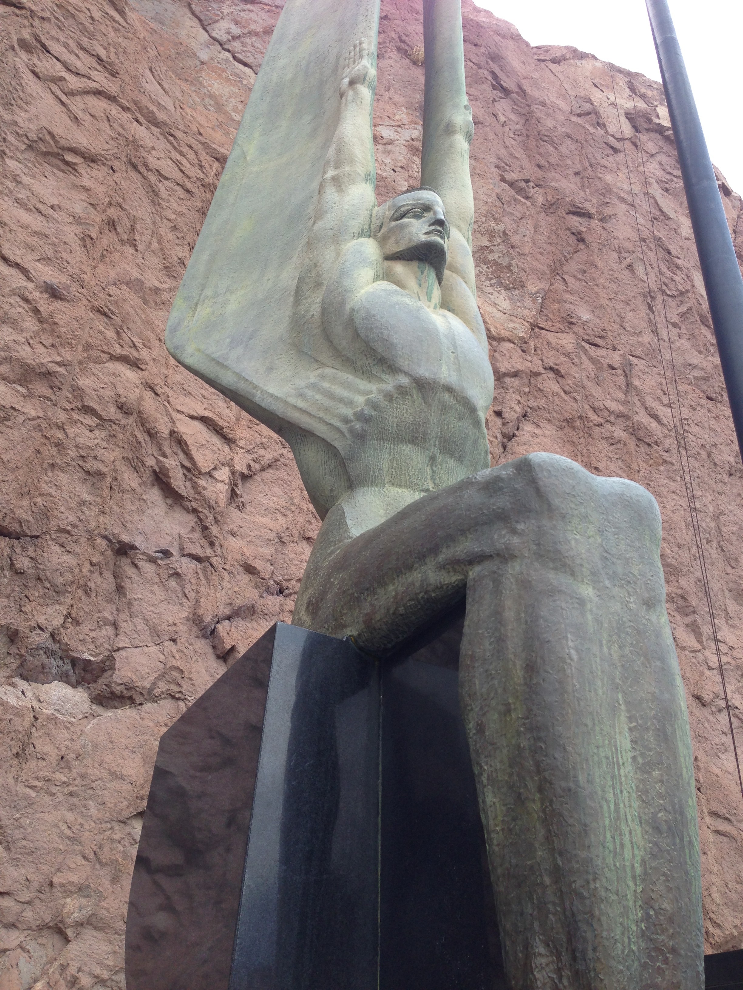 One of the figures at the Hoover Dam - I LOVE ART DECO!