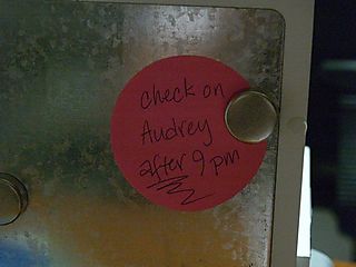 Audrey sticker